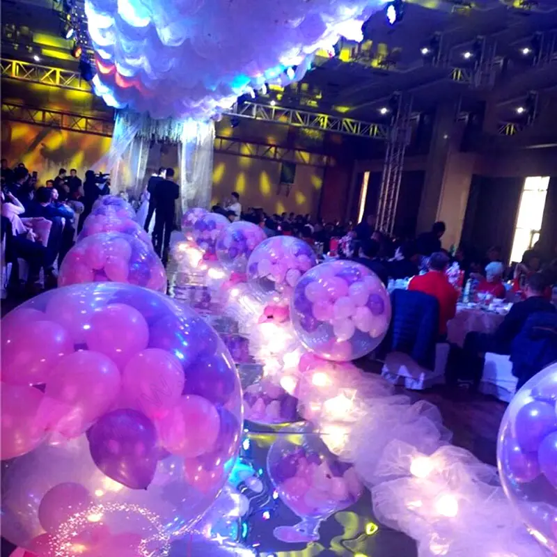 Sky Drop Fly Explode Decorative Party Accessory Device Tool Latex Ground Burst Balloon Big Globo Wedding Venue Decoration Event