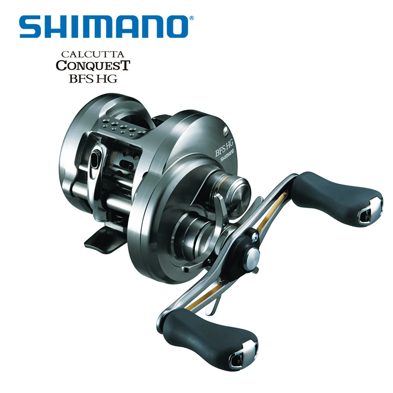 2017 Shimano Calcutta Conquest Bfs Hg Round Baitcasting Fishing Reel Made  In Japan Micromodule Gear For Light Fishing Reel - Fishing Reels -  AliExpress