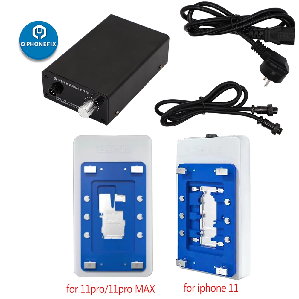 Newest MJ CH5 Intelligent Mainboard Layered Welding Platform for iPhone 11 Pro Max X/XS/XSMAX PCB Teardown Baseband Glue Removal afbeelding