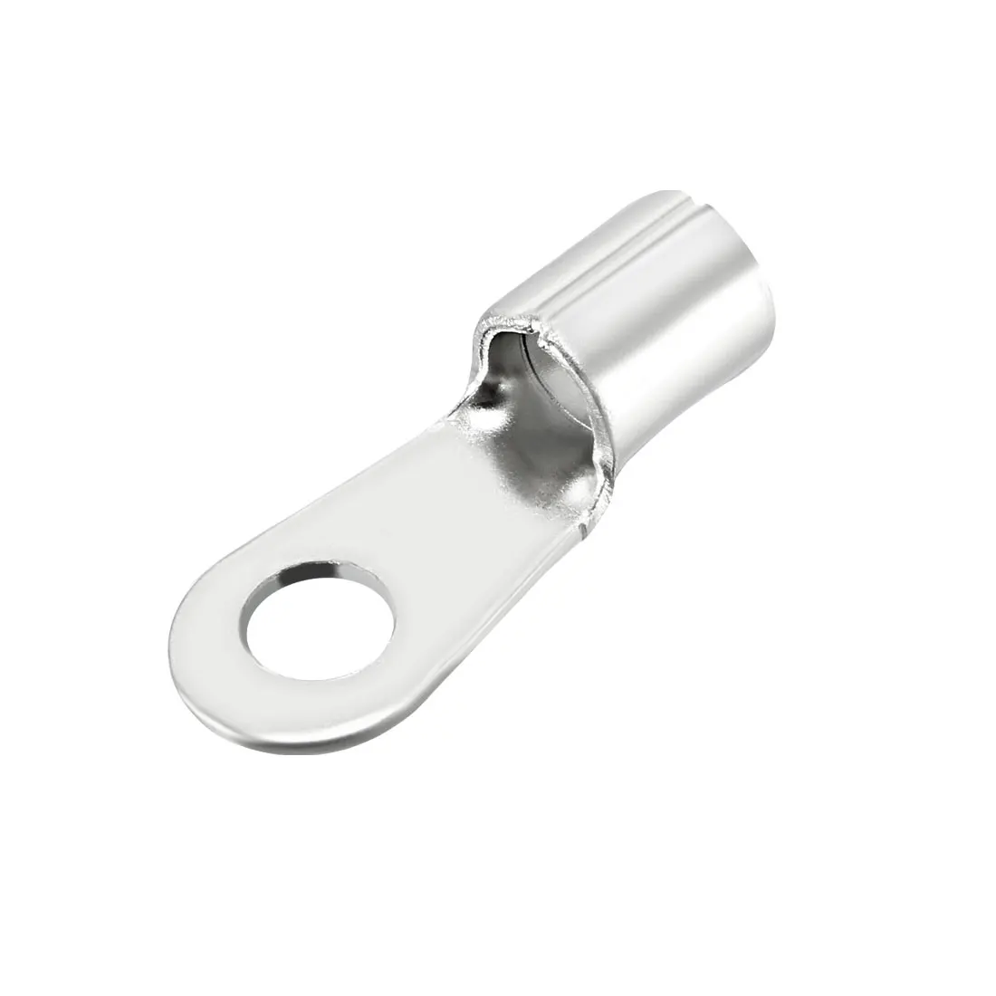 Uxcell 20 шт. RNB14-6S неизолированные u-типа медь обжимные клеммы 10-16mm2 провода разъем Серебряный тон