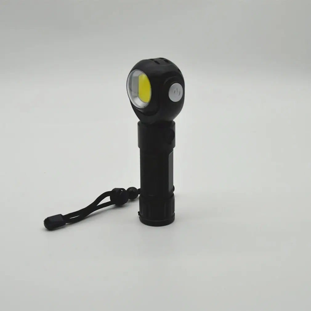 Вращающийся на 360 градусов светодиодный светильник с зарядкой от usb для мобильного телефона, мощный магнитный COB флэш-светильник, мини переносная Рабочая лампа