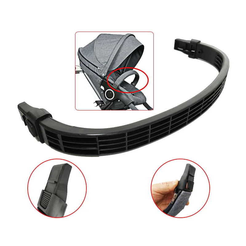 Bumper Bar For Stokke Xplory V3 V4 Dsland Series Prams Safety Bar Baby Trolley Handrail Stroller Armrest Replace Accessories