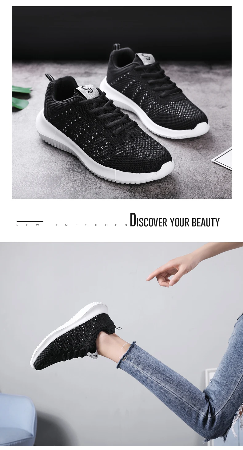 Platform lightweight breathable mesh women chunky sneakers gym sports trainers woman tennis shoes tenis feminino chaussure femme
