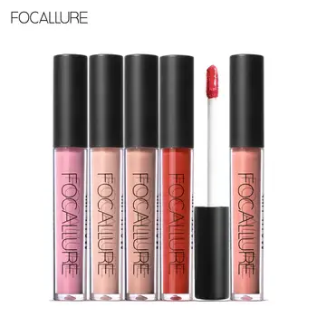 Focallure 여성용 핫 리퀴드 립글로스 매트 립스틱, 37 가지 색상, 방수 립 스틱, 립 틴트, 오래 지속되는 입술 메이크업, 도매