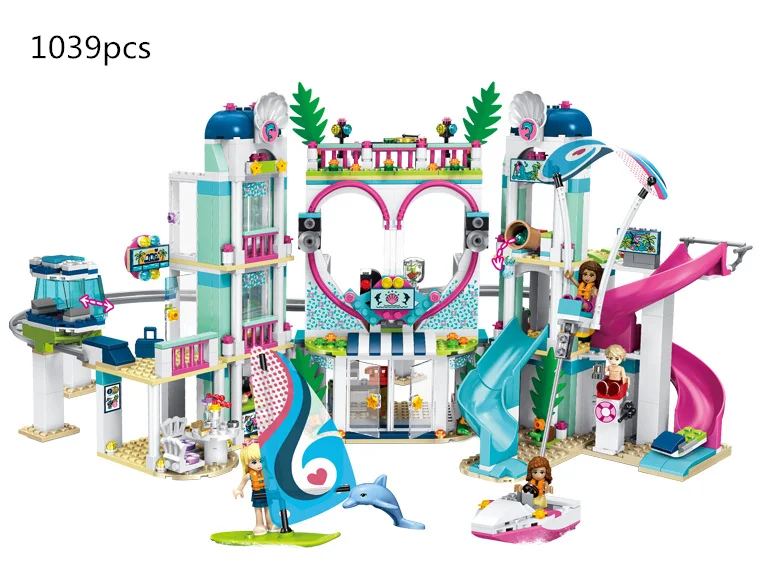 0002/67012/97022/37086 серии для девочек, детский подарок, строительные блоки, кирпичная развивающая модель, детские игрушки, подарок