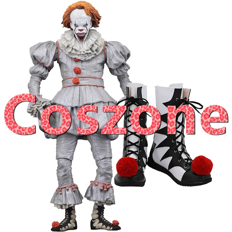 Обувь для костюмированной вечеринки «Movie It Chapter Two Pennywise»; ботинки Стивен Кинг это Джокер; обувь клоуна; аксессуары для костюмированной вечеринки на Хэллоуин