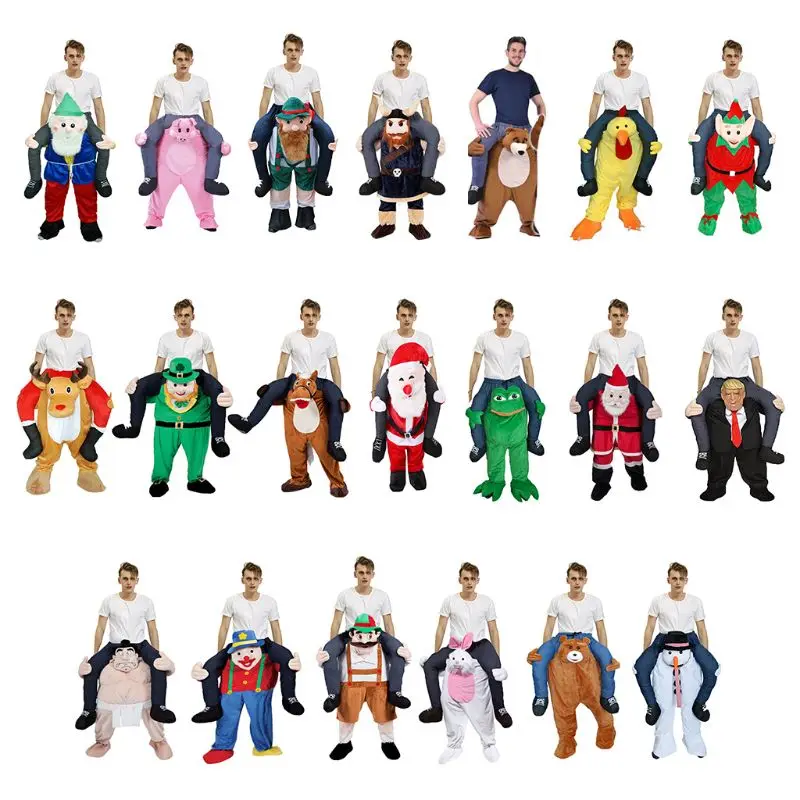

Unisex Funny Piggy Back Cosplay Costume Christmas Halloween Animal Ride-On Pants