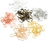 Lot de 6.5 pièces pour collier pendentif, 8x4 13x100mm, 6 couleurs, fermoirs de Bracelet, accessoires de bijoux pour bricolage ► Photo 1/6