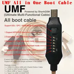 Umf /all in one Cable for edl /dfc for 9800 model For qualcomm/mtk/spd boot for lg 56k/910k