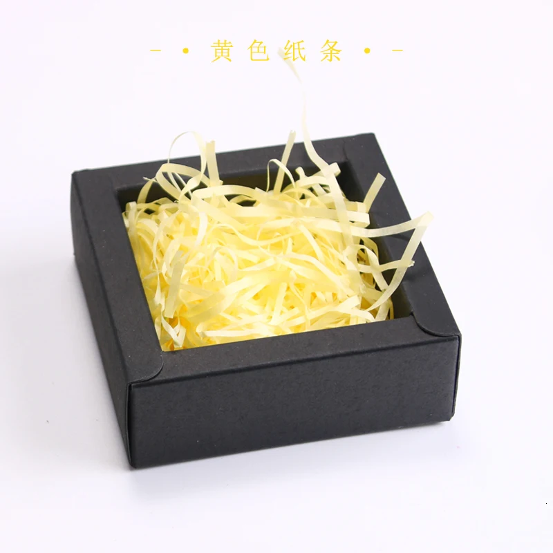 Diy восковой кусок Подарочная коробка для хендмейда восковая карта черный картонный, в форме ящика картонная коробка ароматерапия Diy Ручная свеча подарок на день рождения - Цвет: One yellow slip