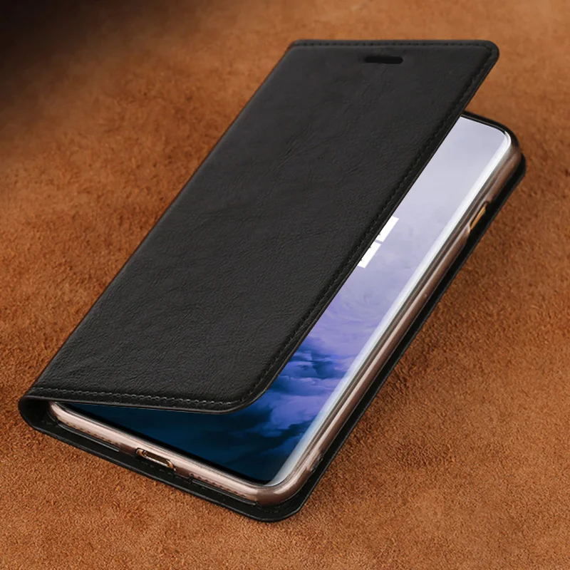 Чехол для телефона из натуральной кожи для Oneplus 7 pro 7 6 6T 5 5t 7T Pro для One plus 7T 7 Pro Чехол из воловьей кожи