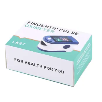 

Portable Medical Fingertip Pulse Oximeter Heart Rate Meter with Pulse Curve Display Easy-to-read Color Display for Home Use