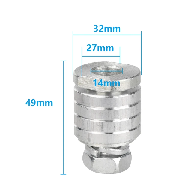 Amoladora angular CMCP M10 M14, adaptador de máquina de ranurado, amoladora angular de 100/125 tipos, pulidora, convertidor de interfaz, herramientas eléctricas 3