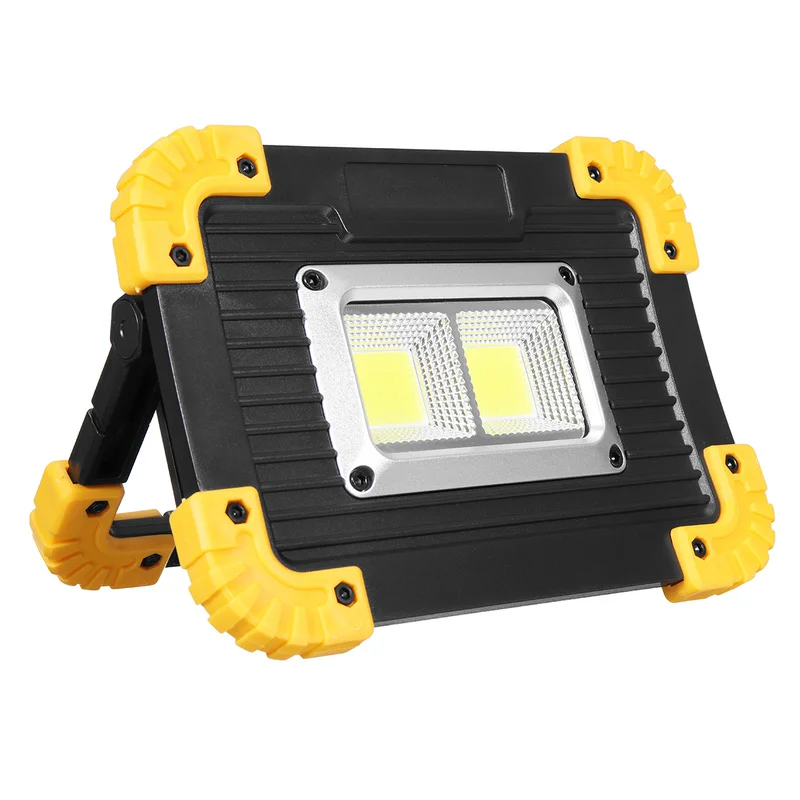 COB Rechargeable Work Lamp Floodlight 20w USB Charging Portable Searchlight Emergency Lantern Light Led Flood Light Use