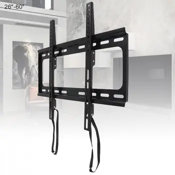 

45KG Cold Ligation Board TV Wall Mount Bracket Flat Panel TV Frame with Pull Rope for 26 - 60 Inch LCD LED Monitor Flat Pan