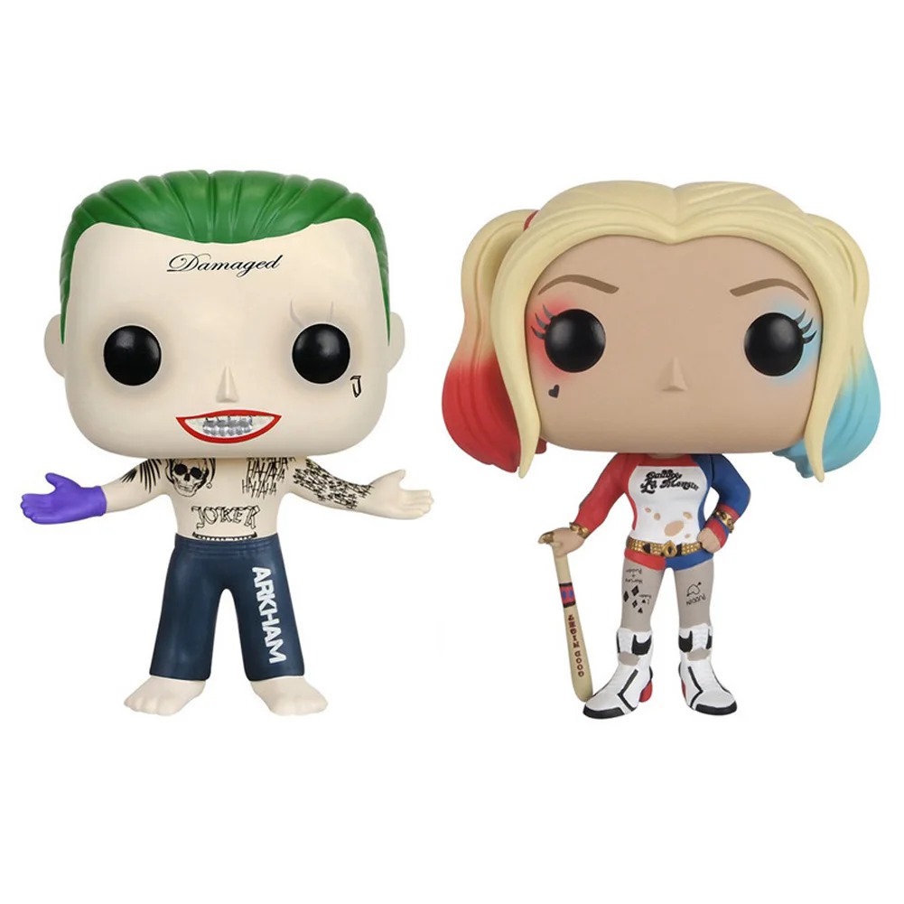 

Funko Pop DC Suicide Squad 10cm Harley Quinn & Joker Vinyl Action Figure Toys