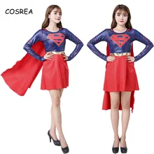 Взрослые Суперженщины платье косплей костюмы супер туфли для девочек к платью комплект чехлов ободок для волос в стиле Чудо-Женщина Супергерой Супер Герой Хэллоуин