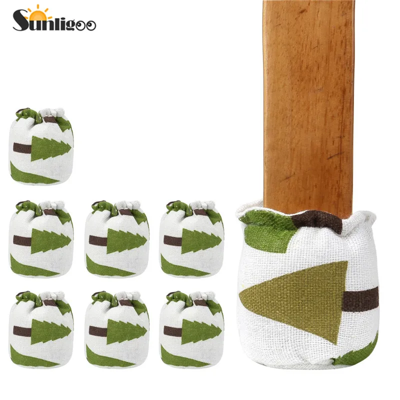 Sunligoo Chair Tables Leg Socks 8pcs Table Furniture Feet Tips Cloth Wood Floor Protectors Protection | Дом и сад