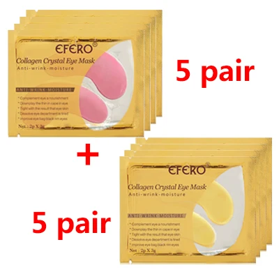 5/8/10/15packs Collagen Eye Mask Anti Aging Anti Puffiness Moisturizing Eye Masks Dark Circles Remover Eye Patches Gel Eye Pads - Цвет: 10pair 17