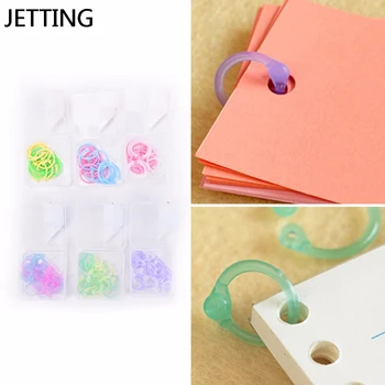 

JETTING 16/30Pcs/box DIY Ring Binder for Notebook Loose Leaf Spiral Album Diary Book Binding Rings New Arrival