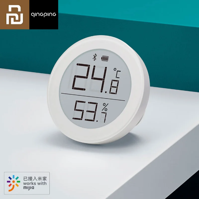 Цифровой термометр Youpin Clear Grass Bluetooth измеритель влажности ЖК экран умный