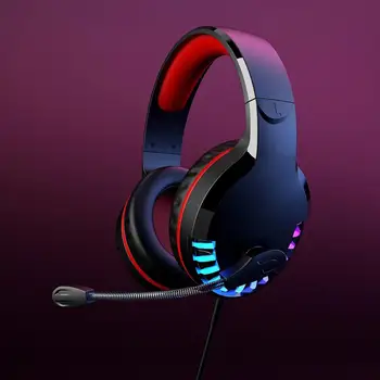 

M18 Wired LED Gaming Headset Stereo Computer Laptop Gamer Headphone with Mic Over-Ear with Microphone LED Light Stereo Headphone