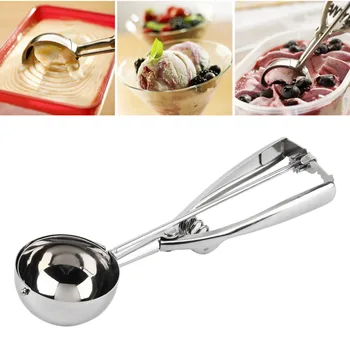 

Stainless Steel 6cm Ice Cream Scoop Stacks Cookie Mash Muffin Spoon Cooking Tools Kitchen Ball
