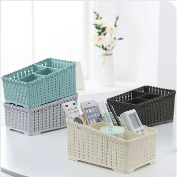 

2019 new Modern minimalist creative bathroom cosmetics living room bedroom mobile phone debris finishing storage storage basket
