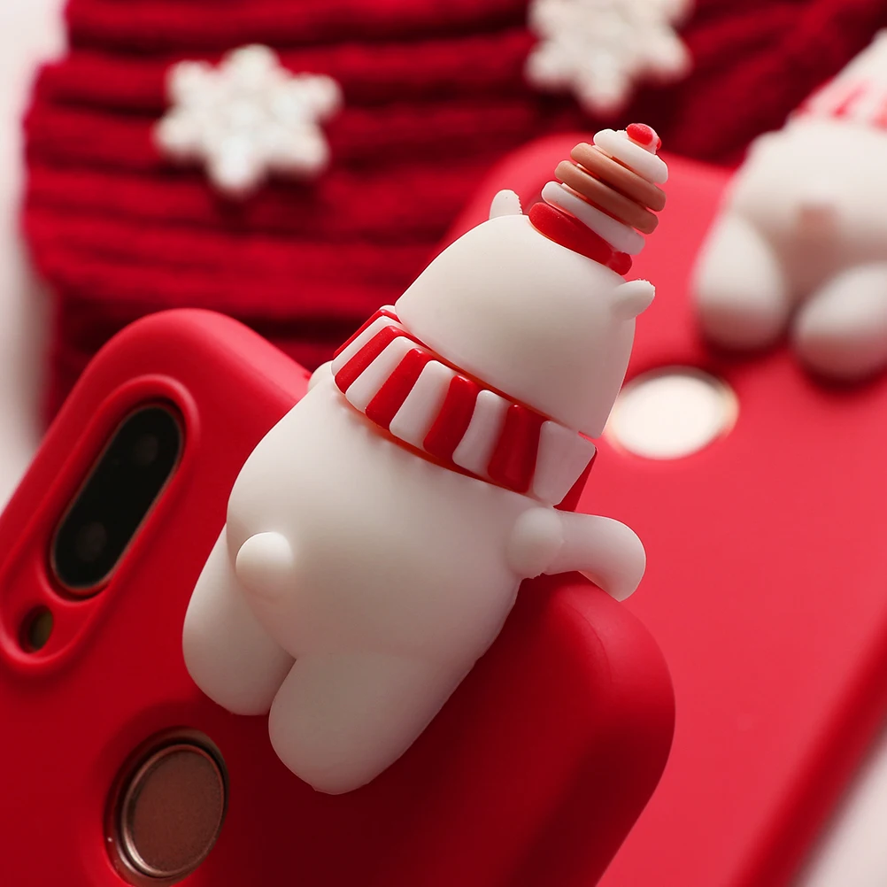 Рождественский чехол для Huawei Y5P Y6P Y7P Honor Play 9A 9S 9C 10i 9 View 10 20 30 Lite Pro 8X 9X Nova 3i 5T Санта