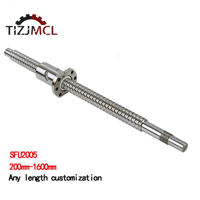 Ball Screw Sfu2005 Rm2005 Metal Deflector Ballscrew Nut End Machined