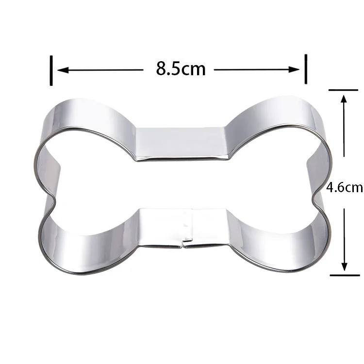 Cute dog house bone paw metal Cookie Cutter Cookware Biscuit Mold Fondant Cake Tools Baking Mold DIY cake mold cookie cutters cookie mold