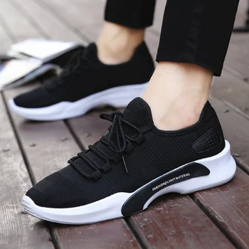 

Fashion Outdoor Men White Sneakers High Quality Brand Casual Breathable Shoes Mesh Soft Jogging Tennis Mens Shoes Summer
