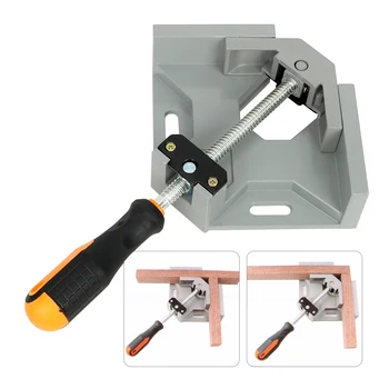 

NICEYARD Welding Fixed Clip 90 Degree Corner Right Angle Clamp Woodworking Welding Positioner Quick Assembly Fixture