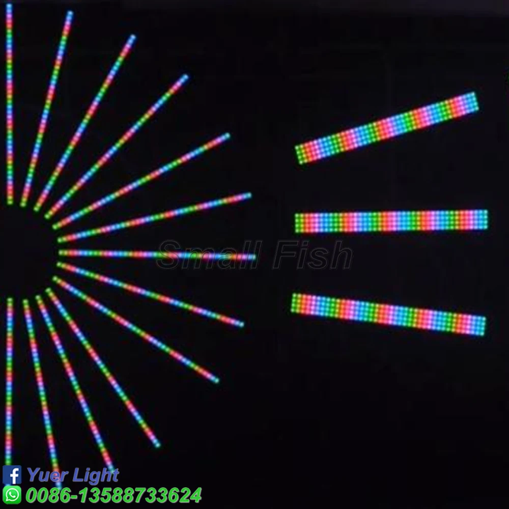 40X0,5 Вт RGB светодиодный пиксельный светильник с контрольным устройством индивидуальное управление Настенный светильник Ночной клуб вечерние DJ диско сценический светильник ing