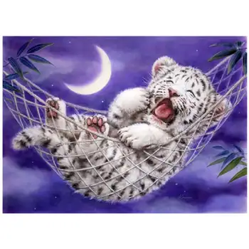 

Cradle Tiger patterns Counted Cross Stitch 11CT 14CT 18CT DIY Chinese Cross Stitch Kit Embroidery Needlework Sets home decor