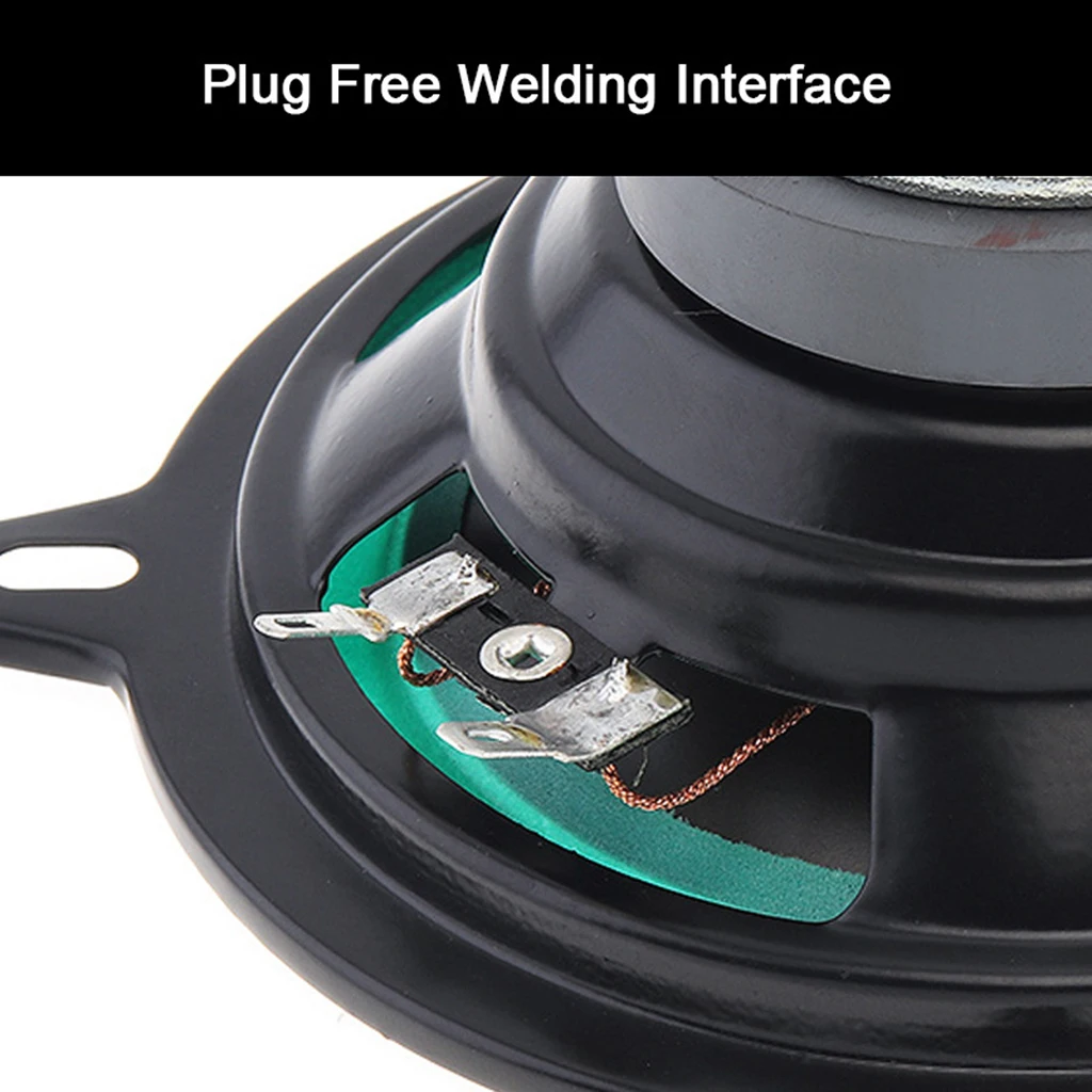 12V 4 Ohms 5' 2 Way Vehicle Car Coaxial Speaker Replacement Universal Durable Car Full Range Speaker