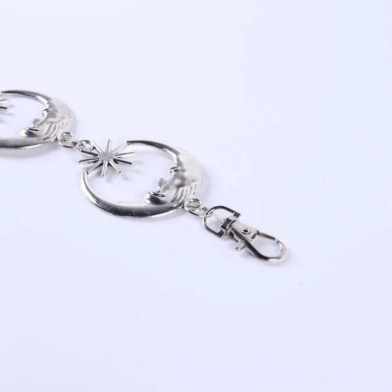 Ремень Harajuku, металлический, в стиле панк, луна, женский, винтажный ...