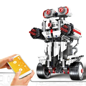 

13027 Balanced Programming Intelligent Robot Model Toy Assembles Building Blocks Early Teaching toy