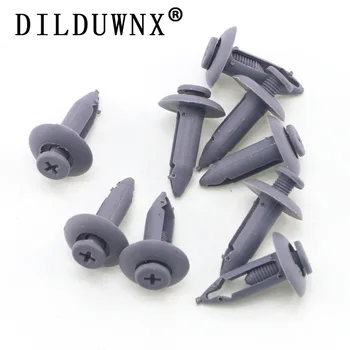 

DILDUWNX 50Pcs 7.5mm Hole Plastic Rivets Clip Auto Bumper Retainers Fasteners Fit Car Door Trim Panel Fender Clips For Audi