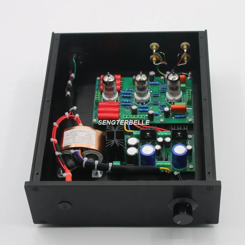 JADIS JP200 회로의 HiFi 12AU7 튜브 스테레오 JP200 프리앰프 홈 오디오 프리앰프 베이스 완성