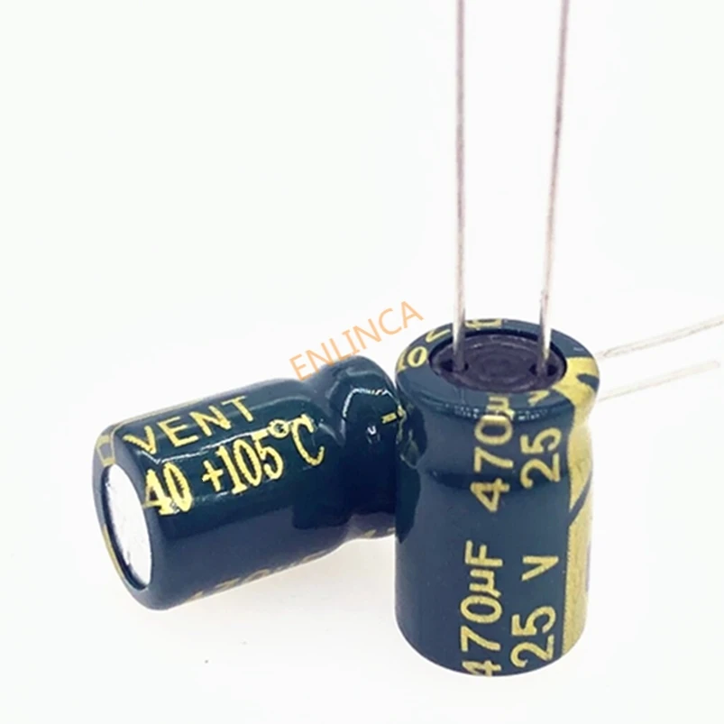 25V 470UF 8*12 high frequency low impedance aluminum electrolytic capacitor 470uf 25v 20% electrolytic capacitor,aluminum capacitor,aluminum electrolytic capacitor