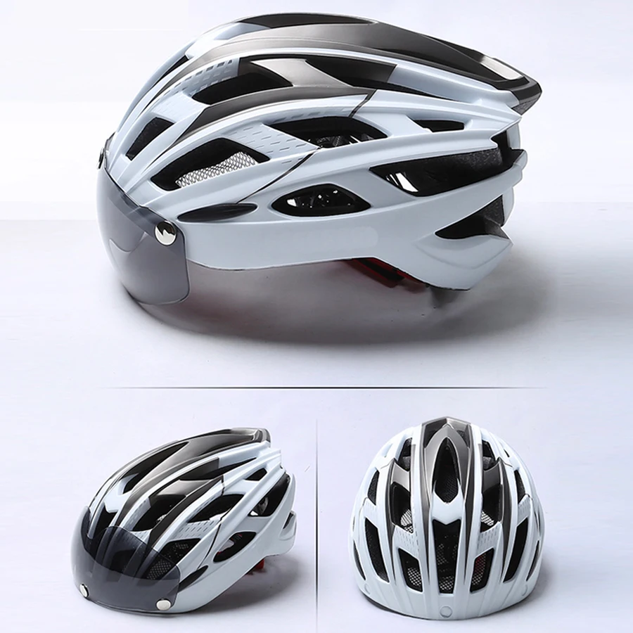Сверхлегкий MTB шлем велосипедный шлем с Goggle велосипед Горный шоссейный шлем велосипедный гоночный цельный плесень запасные части велосипеды