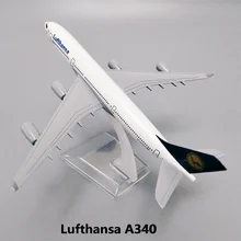Nowe niemcy Lufthansa Airbus A340 Airlines 1 400 skala Deicast samolot samolot Model stopu metalu gorące zabawki CE samolot 16cm tanie tanio CN (pochodzenie) 14 + y 4-6y 7-12y 12 + y 18 + Bez baterii odlew Certyfikat Lufthansa A340