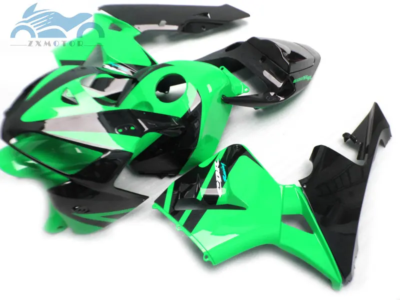 ABS пластик впрыска обтекателя комплект Подходит для Honda CBR600RR 2005 2006 CBR 600 RR 05 06 зеленый черный пластик Обтекатели наборы частей JK31