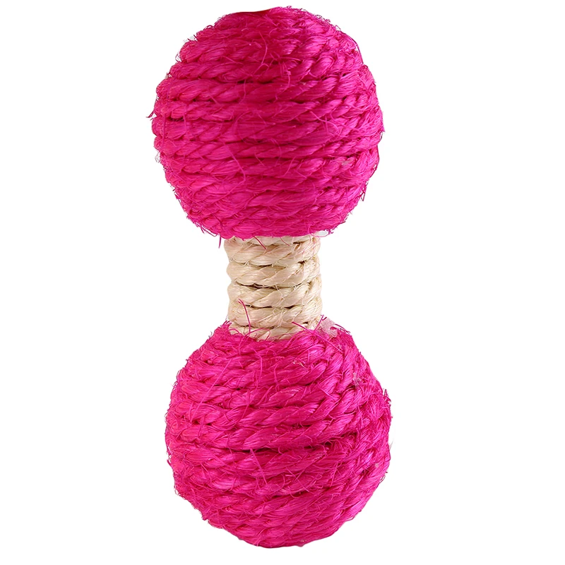 Игрушка для кошек, жевательная игрушка, соломенная веревка для кошек, плетеные шарики, товары для кошек, товары для домашних животных, конопляная гантель, игрушка из сизаля, мяч, Дразнилка для котенка, игра