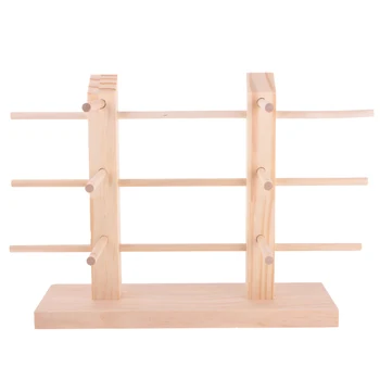 

Sunglasses Display Tabletop Solid Wood Eyewear Holder Eyeglass Collections Wooden Display Stand Rack