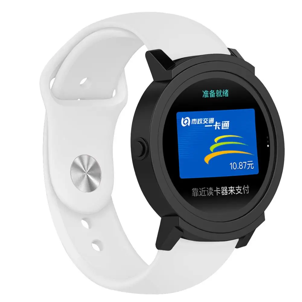 Цветной мягкий силиконовый 20 мм браслет для ремешка часов для TicWatch E TicWatch 2 сменный Браслет унисекс