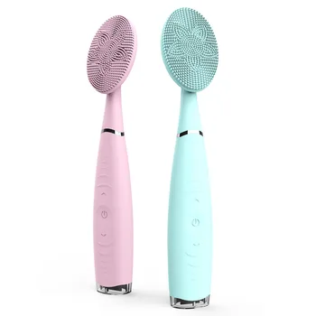 

New Electric Facial Cleansing Brush Skin Pore Anti Aging Wrinkle Silicone Brush For Removing Skin's Blackheads Cosmetic Foreoing