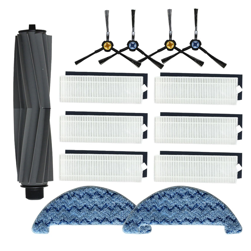 Compatible Withhepa Filter Side Brush For Ilife A7 A9s Robot Vacuum