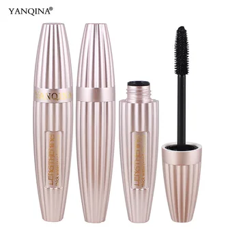

YANQINA Mascara Black Cosmetics Waterproof 3D Mascaras Makeup Eye Lash Curling & Lengthening Brush Eyelash Thick Enhancer Ink